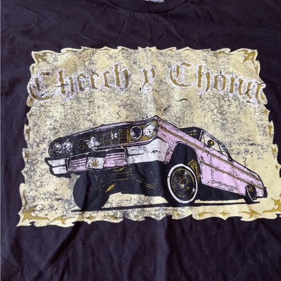 Mens Cheech and Chong Black Vintage T Shirt Size XXL - Picture 2 of 5